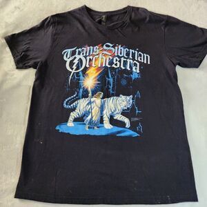 Gildan Trans Siberian Orchestra Black 2023 Tour Tshirt 2 Sided Size Large